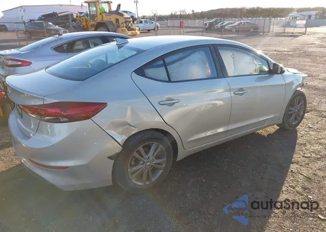 2018 Hyundai Elantra Sel from USA, damaged, VIN 5NPD84LFXJH262632